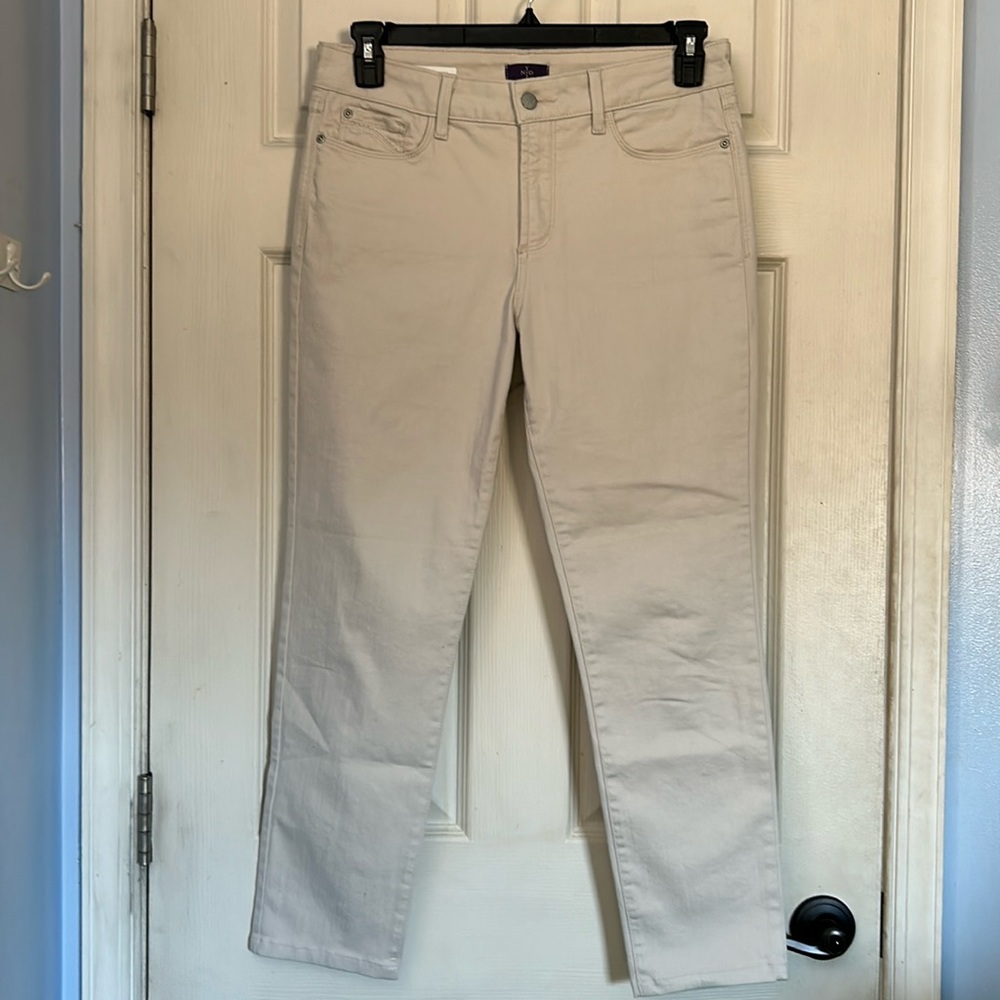NYDJ Women's Ankle & Cropped Jeans in Cream